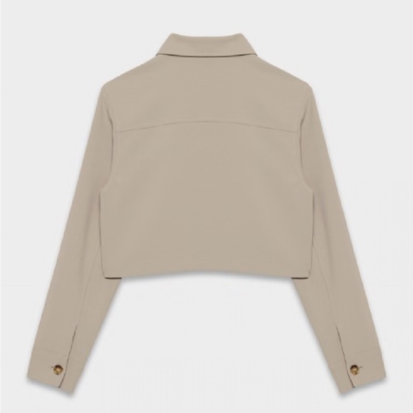 Aritzia Wilfred Little Cropped Jacket-Crepette Size 6 - Picture 4 of 8